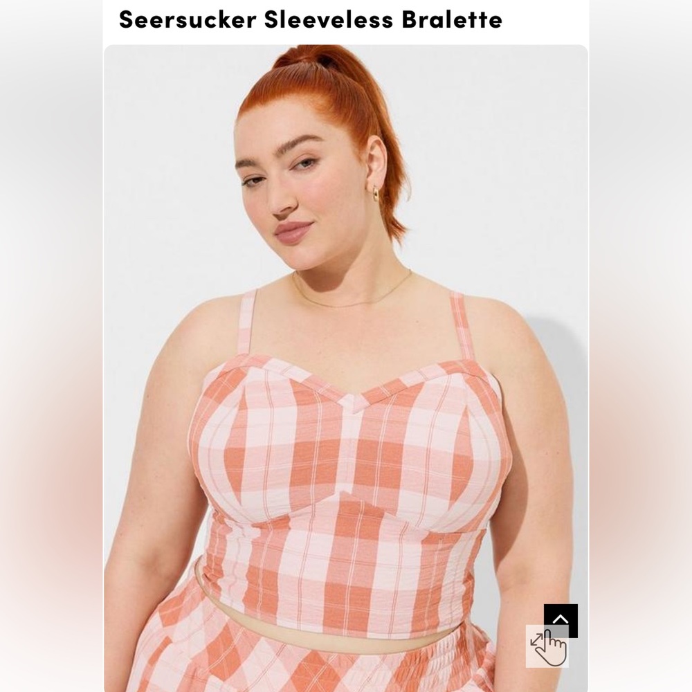 TORRID SEERSUCKER BRALETTE BUFFALO UPDATE